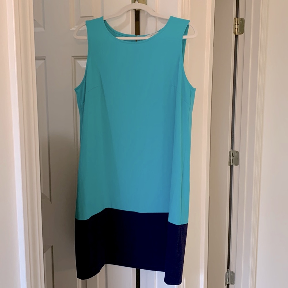 42 Hawthorne Teal and Navy Dress